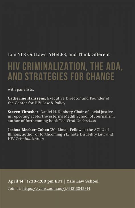 The Power Of The Ada To Challenge Hiv Criminal Laws 2021 The Center