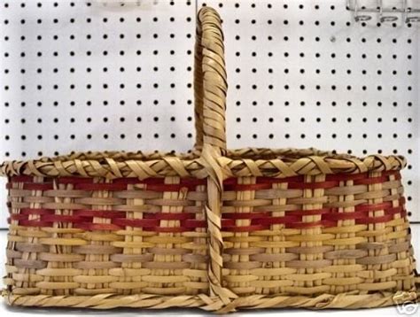 Large Native American Choctaw River Cane Indian Basket