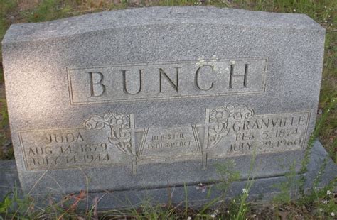 Granville N Bunch 1874 1960 Find A Grave Memorial