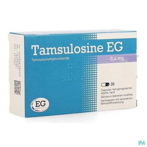 Tamsulosine Eg Caps X Mg Apotheek Sollie