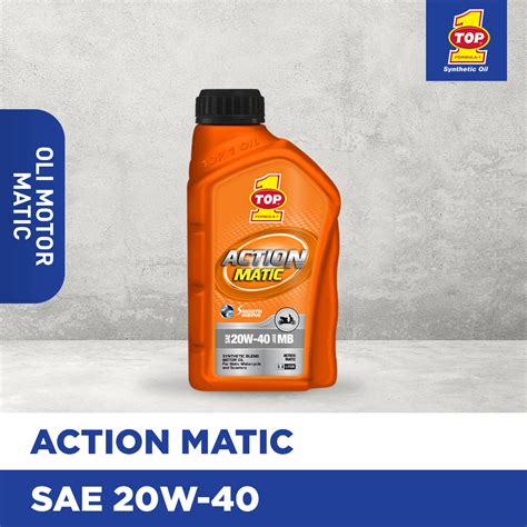 Top 1 Action Matic Sae 20w 40 Oli Top 1