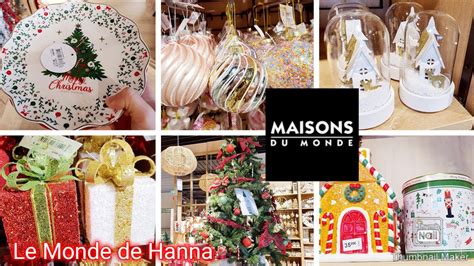 MAISONS DU MONDE 15 11 DÉCORATION DE NOËL FÊTES YouTube