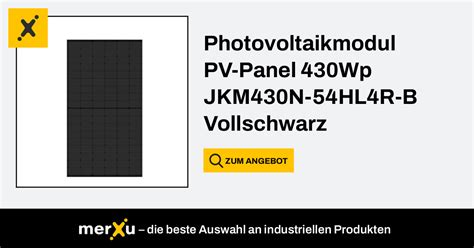 JinkoSolar Photovoltaikmodul PV Panel 430Wp Jinko JKM430N 54HL4R B