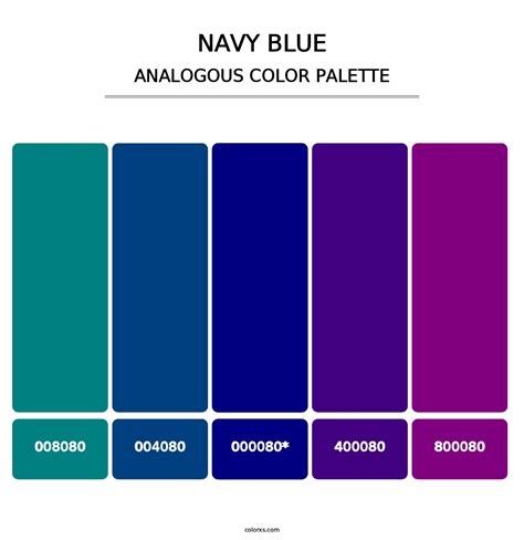 Navy Blue color palettes - colorxs.com