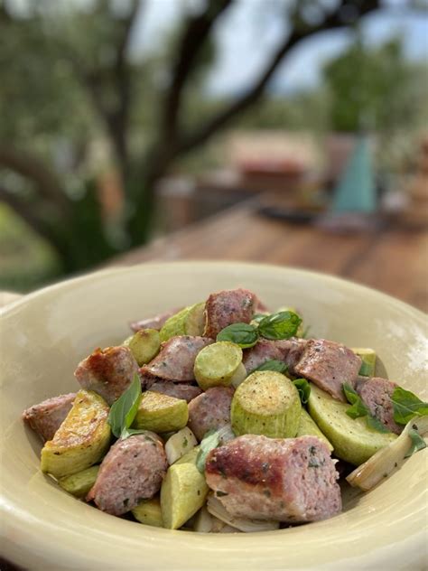 Ma Recette De Saucisses Et Courgettes En Salade Laurent Mariotte