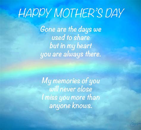 Happy Mothers Day In Heaven I Miss You Mom Quotes Poems Images