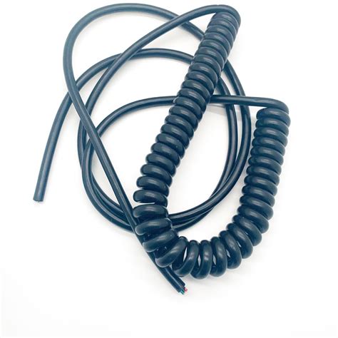 Elastomeric Power Cables Retractable Spring Cable Spiral Cable Coiled Cable China Spiral Cable