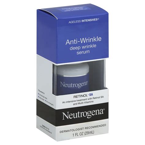 Neutrogena Ageless Intensives Deep Wrinkle Serum 1 Fl Oz 29 Ml