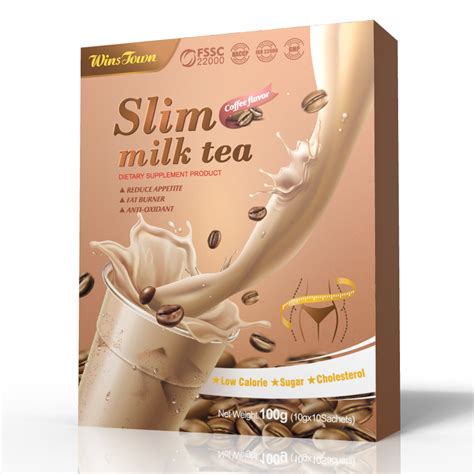 Slim Milk Tea,Weight Loss Slimming Herb Milk Tea,Coffee Flavor