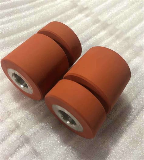 High Temperature Stamping Silicone Wheel Heat Transfer Rubber Roller