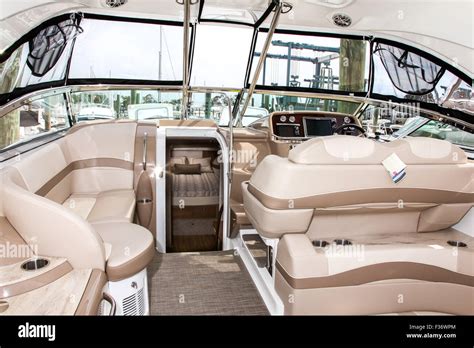Formula 37 Pc Boat Interior At Norwalk Boat Show In September 25 2015