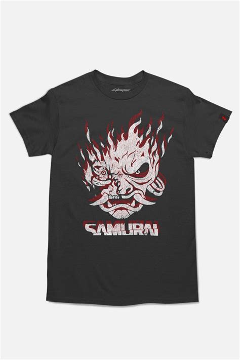 Cyberpunk 2077 Samurai Fan Tee Cd Projekt Red Gear Store Usa