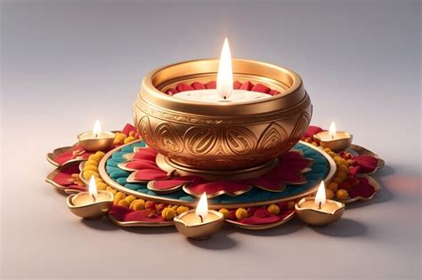 Premium AI Image | Happy Diwali Deepavali Festible Lamp Happy Box ...