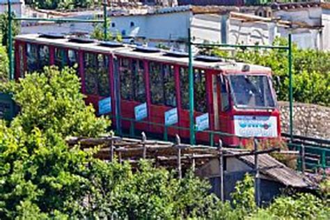 The Capri Funicular, Public Transportation in Capri and Ischia, Italy