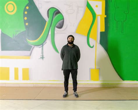 Tyrown Waiganas Expressionistic Mural Invites Abstract Character Into