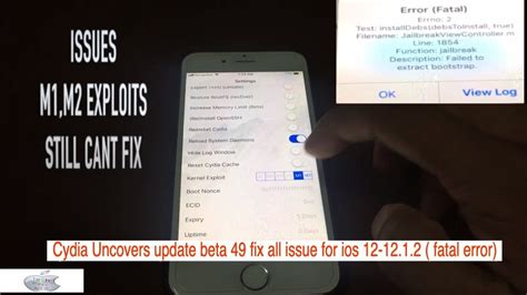 Cydia Uncovers Update Beta 49 Fix All Issue For Ios 12 12 1 2 Fatal