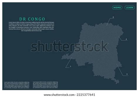 Dr Congo Map World Map Vector Stock Vector (Royalty Free) 2225377641 ...