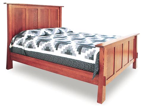 Amish Modesto Mission Panel Bed From DutchCrafters Amish Furniture