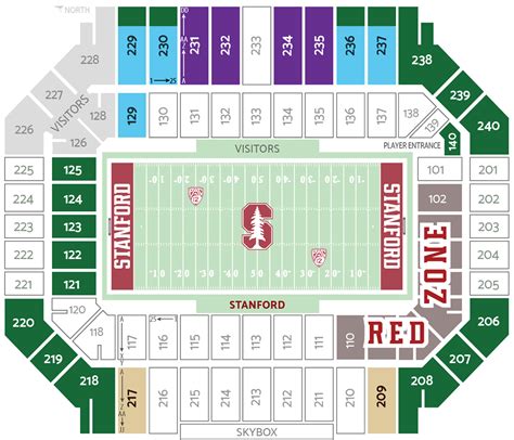 Stanford Football Stadium Seating