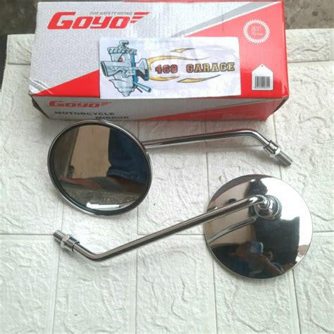 Jual Spion Retro Bulat Tangkai Panjang Mio Fino Scoopy Vespa Fazzio