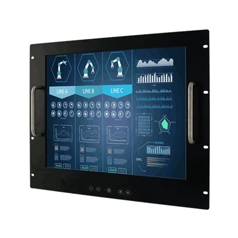 R L Rkm Sxga Industrial Rack Mount Monitor Things Embedded Usa