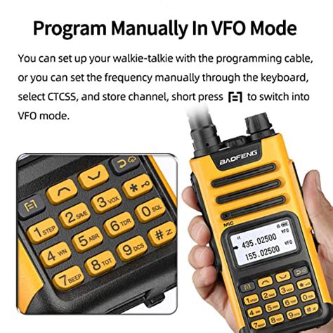 Baofeng Radios Upgraded Of Uv 5r 8w High Power Dual Band Ham Radio Handheld Two Way Radios Tp