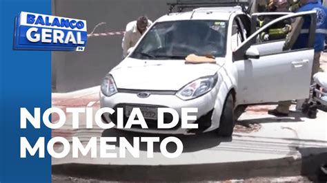 Acidente agora batida entre dois carros uma vítima inconsciente dentro