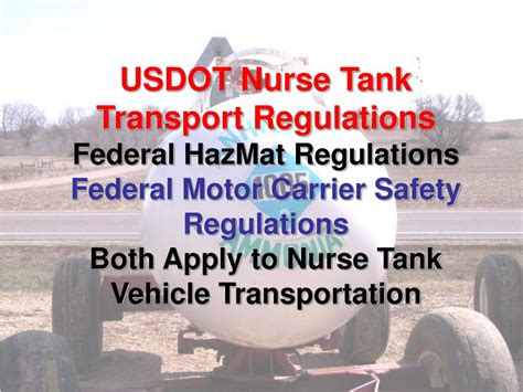 Ppt Anhydrous Ammonia Nurse Tanks Hazmat Motor Carrier Safety