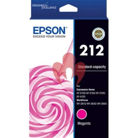 Epson 212 Ink Cartridge X 1 Magenta Genuine Ink Cartridges Hot Toner