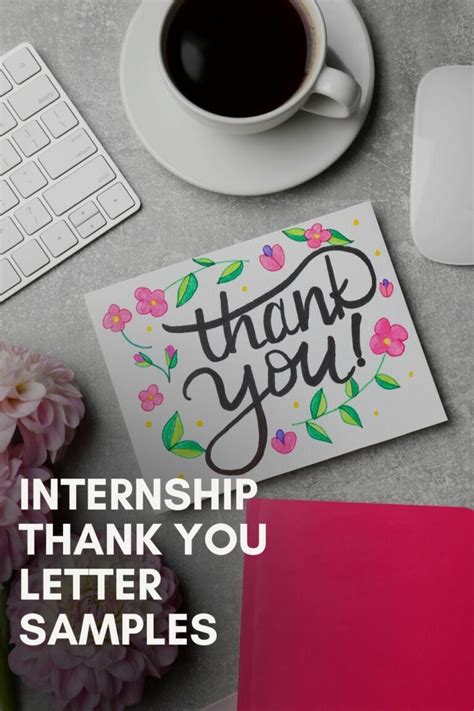 Internship Thank You Letter Samples For Appreciation