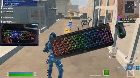 Razer Blackwidow Chroma 🤩 Keyboard And Mouse Sounds Asmr 😴 Fortnite