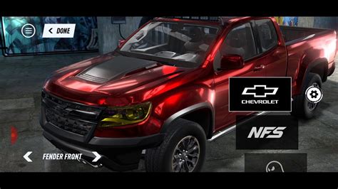 Need For Speed Heat CHEVROLET COLORADO ZR2 My 12th Customization