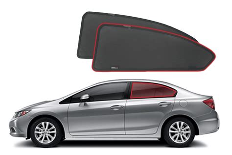 Honda Civic Sunshades Perfect Fit Guaranteed Snap Shades