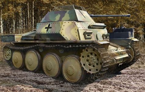 Обои Германия лёгкий танк 20 мм 2 cm Aufklärungspanzer 38 t KwK