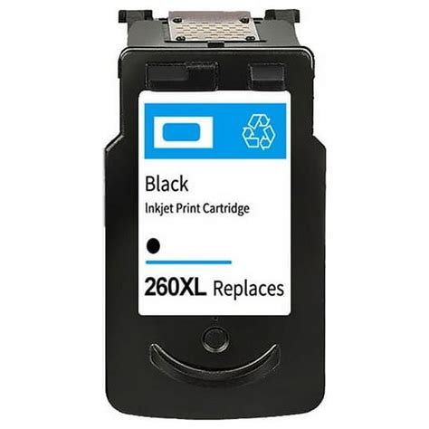 Canon Compatible High Yield Pg 260xl Black Ink Cartridge For Pixma