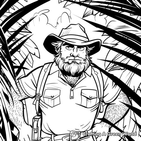 Jumanji Coloring Pages Free And Printable