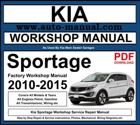 Kia Sportage Owners Manual Pdf