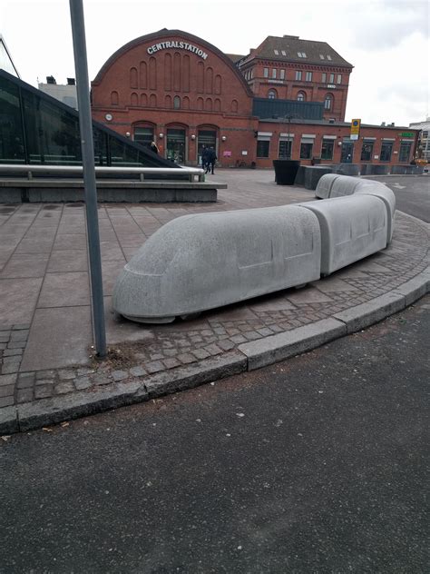 This Barricade Outside Of The Train Station Is A Train R
