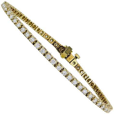 4 25 Carat Round Diamond Bezel Tennis Bracelet For Sale At 1stdibs