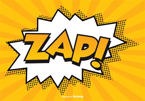 Comic ZAP Illustration 95774 Vector Art at Vecteezy