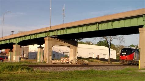 Amtrak 5 California Zephyr With 156 Leading At Ottumwa Iowa YouTube