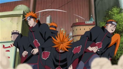 Pain Vs Konoha All Fights Youtube