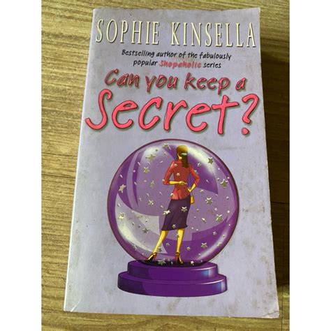 Can You Keep A Secret Sophie Kinsella Preloved Shopee Malaysia