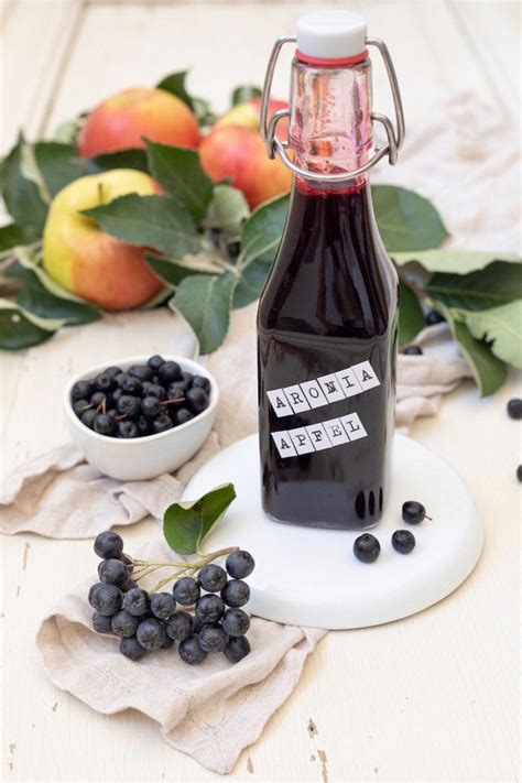 Aronia Apfel Sirup Rezept Sweets Lifestyle