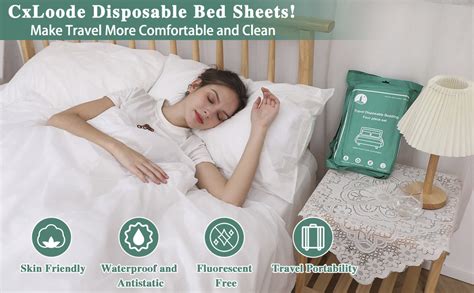 Disposable Bed Sheets Fitted Sheet Queen Size Disposable Travel Sheets