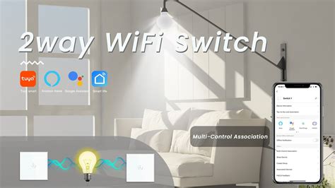 Bseed Wifi 1 Gang 2 Way Light Switch Install And Connect With Caption Youtube