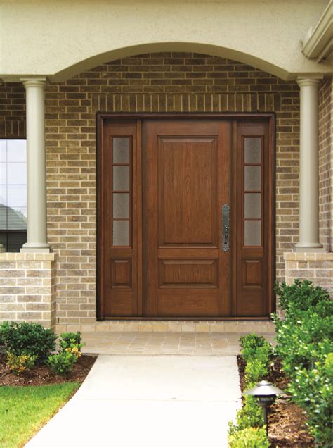 Mastergrain Fiberglass Exterior Doors Fiberglass Entry Doors Brick Molding