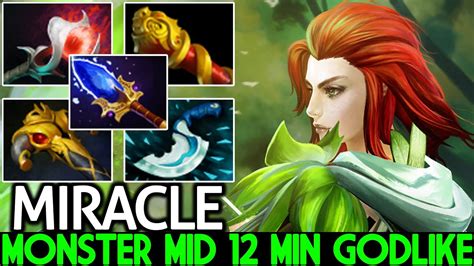 MIRACLE Windranger 12 Min Godlike Destroyed Mid Scepter Build Dota 2