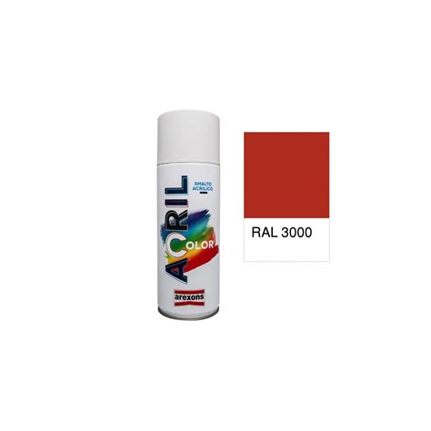 Arexons Smalto Vernice Spray Acrilica Ral Rosso Fuoco