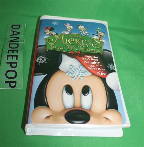 Walt Disney Mickey S Twice Upon A Christmas VHS Movie EBay In 2022